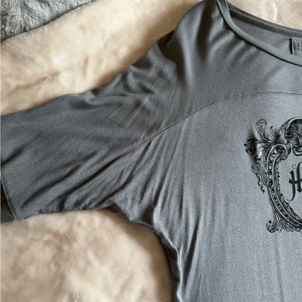 Hard Rock Couture grey Tee sz M